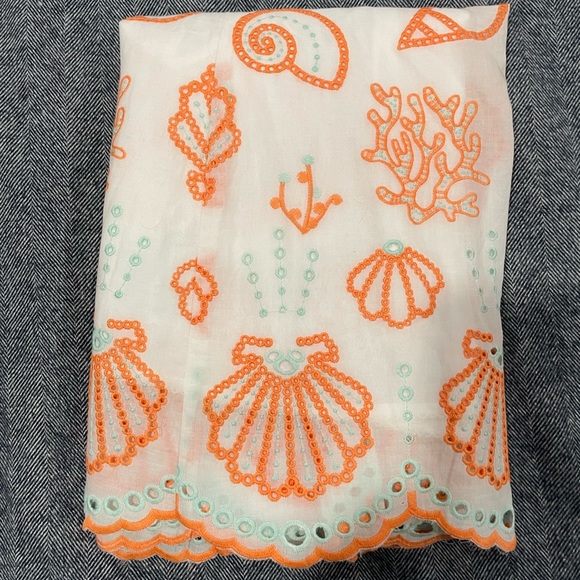 Maeve Embroidered Shell Midi Sundress, 00p - Picture 6 of 9